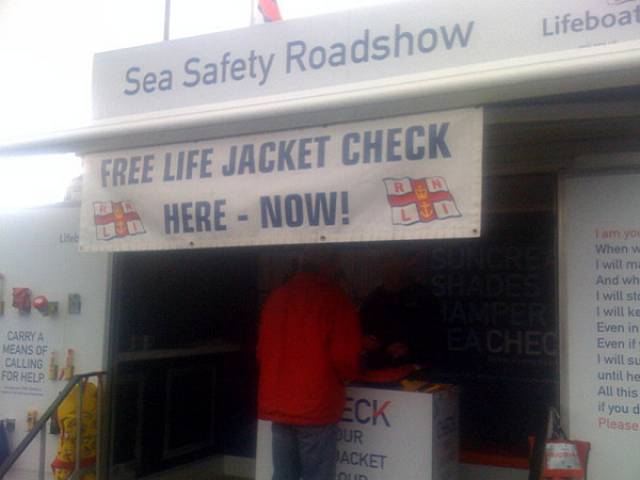 Of the 131 lifejackets checked, only 21% were found to be completely fault free at an RNLI safety check in Dun Laoghaire