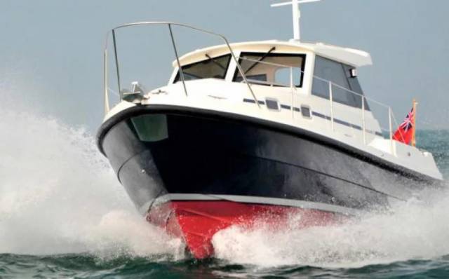 The pilot boat, like this one, was set alight and sunk in the early hours of Saturday 27 January