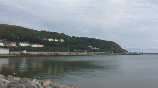 The south Wales ferryport of Fishguard. 