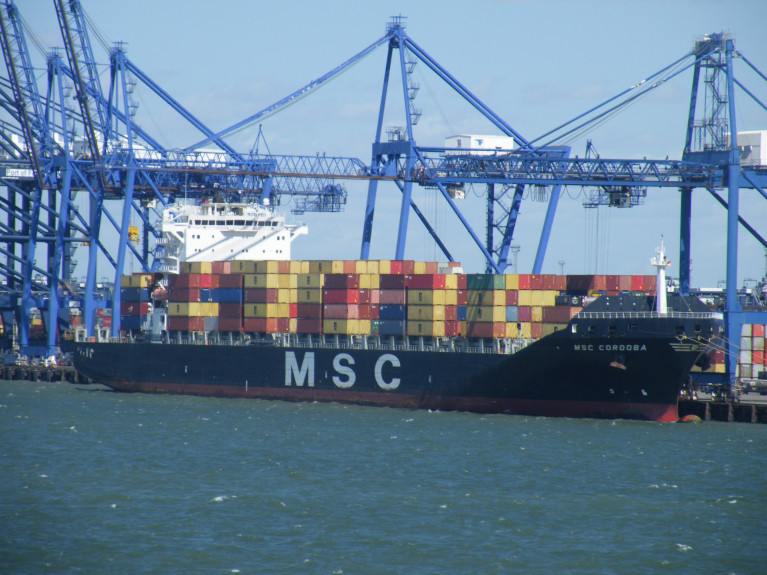 Shipping Lines react to congestion that has led to carriers’ schedules being impossible to maintain and increasing blank sailings. MSC and Maersk have rationalised their northern Europe rotations to improve reliability, with Felixstowe (as above, Afloat&#039;s photo of MSC Cordoba) and Rotterdam among those to lose calls.