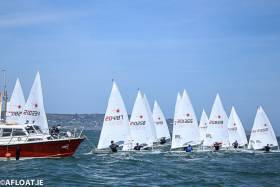 The start of a 2018 Masters Race on Dublin Bay