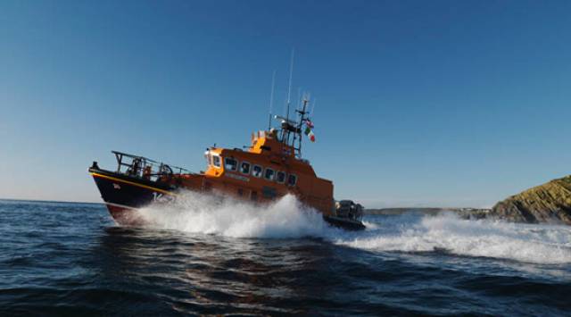 Ballycotton RNLI’s all-weather lifeboat was on standby for yesterday's callout