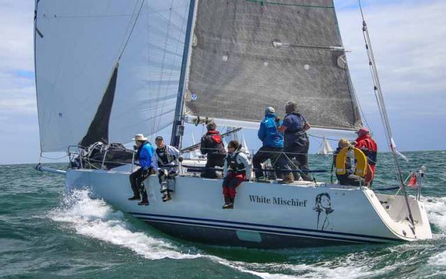 Tim Goodbody's White Mischief, from the Royal Irish Yacht Club on Dublin Bay is one of four J109s entered so far for June's ICRA Nationals at Royal Cork Yacht Club