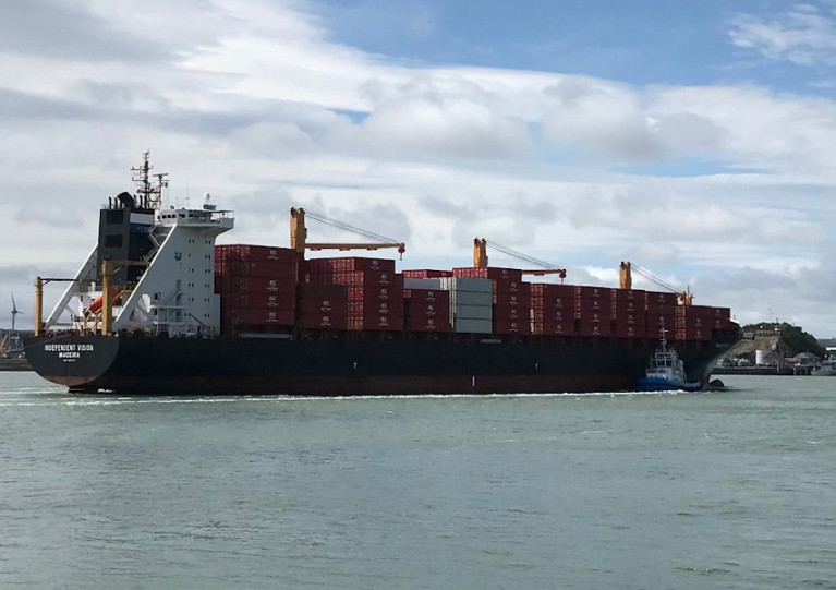 Independent Vision arrives at the Port of Cork on Saturday 6 June