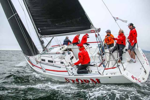 Howth's Storm (Pat Kelly) was the class one winner at Greystones Regatta