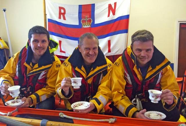 Have a cuppa with Larne RNLI's volunteer lifeboat crew on Friday 30 September
