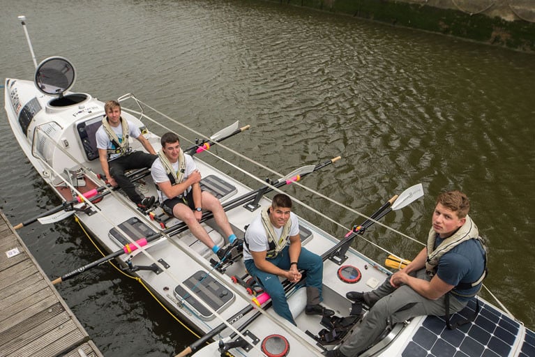 The GB Rowing Challenge team