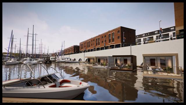 Four Floatel Cabins will be constructed within the marina at Milford Haven, Pembrokeshire later this year