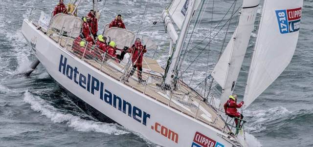 HotelPlanner.com has a largely Irish crew for this penultimate state of the 2017-18 Clipper Race