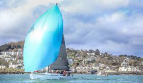 J122 Aurelia was victorious in Race Three of ISORA&#039;s Dun Laoghaire to Dun Laoghaire Race