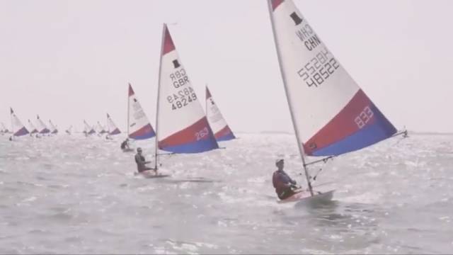 Action from the 2019 Topper Worlds in Medemblik