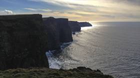 The Cliffs of Moher on the Co Clare coast