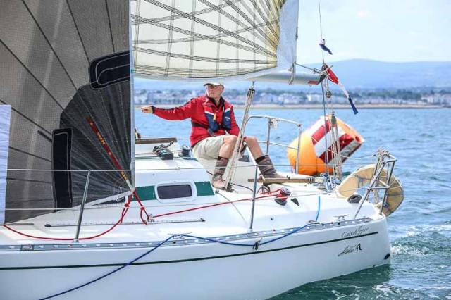 In DBSC Cruisers 3 racing, Kevin Glynn was second in the Hanse 301 Grasshopper II