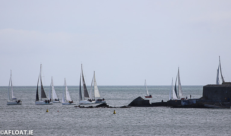 The Spring Chicken fleet return to Scotsman's Bay in their fourth race of the DBSC Series