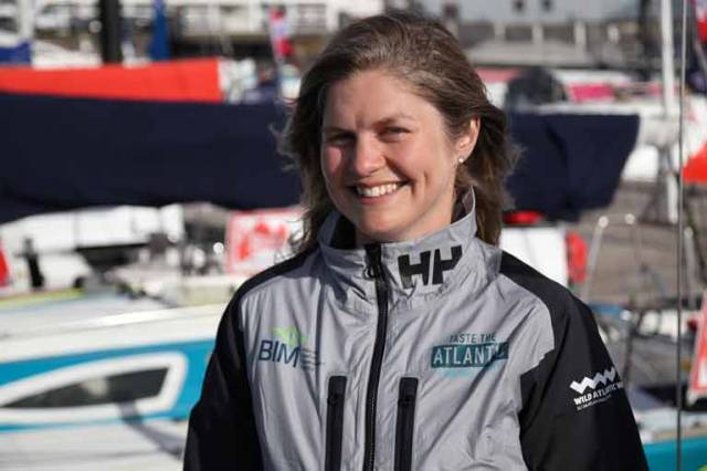 Irish solo sailor Joan Mulloy competed in the Figaro Maître CoQ race this weekend