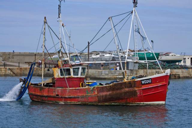 A fishing boat in Howth