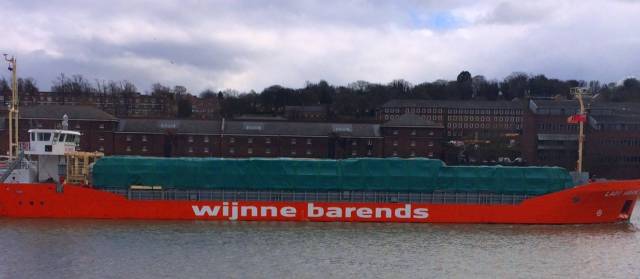Scotline have taken time-charter of Dutch short-sea trader Lady Adriane. The distinctive orange painted hulled cargoship had called to Wicklow Port.