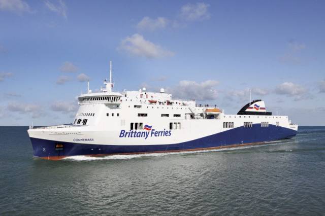 An artist's impression of Connemara, a Visentini built ropax ferry that will be chartered-in to operate the new direct Ireland-Spain route between Cork-Santander, the first ever ferry link between the countries. Operations are to start at the end of April based on schedule of two return-sailings a week