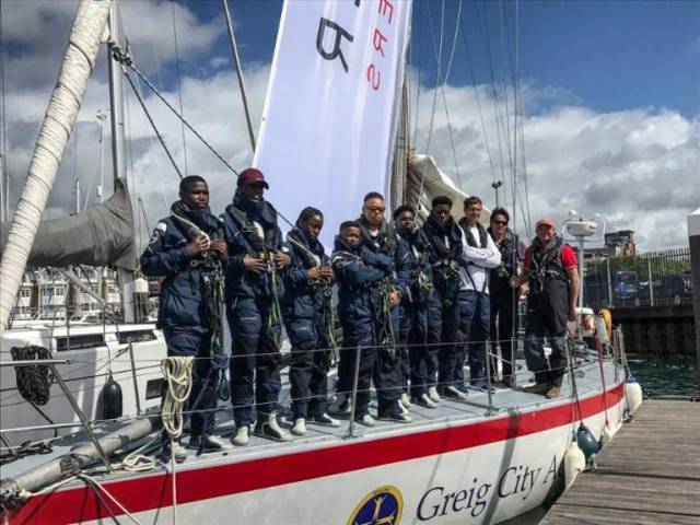 Inner city school kids from the Greig City Academy in Hornsey, east London take on their greatest challenge in the 605nm Rolex Fastnet Race in August