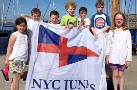NYC nippers – adventurous 6-8 year olds went afloat at Dun Laoghaire