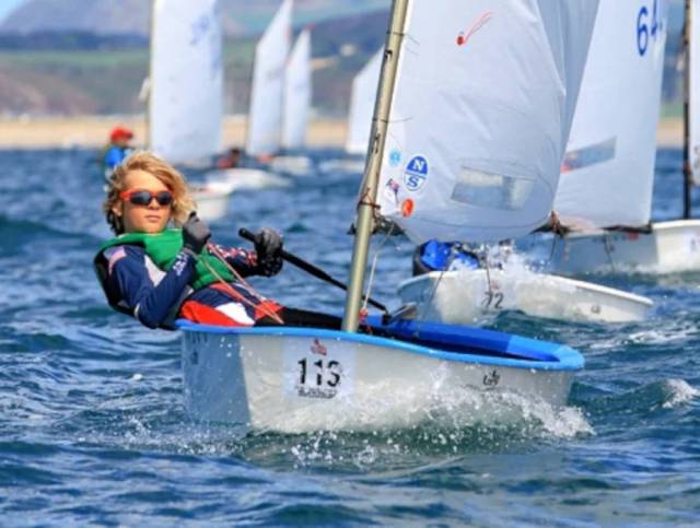 Howth/NYC sailor Rocco Wright was one of the stars of this year’s Oppy Nationals in Kinsale
