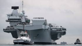 The UK&#039;s Royal Navy whose biggest ever ship, HMS Queen Elizabeth (above on the Solent) was built in blocks in six British locations, before being assembled in Rosyth, Scotland. Afloat adds among the yards involved was Babcock Marine&#039;s Appledore yard in Bideford, Devon which is currently constructing a fourth OPV90 class for the Irish Naval Service which is to be named LE George Bernard Shaw. 