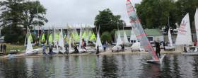Double Ree regatta was made up with 8 29ers, 16 420s, 15 RS Fevas and 18 Mirrors