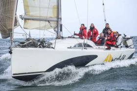 Greystones Sailing Club&#039;s Another Adventure (Daragh Cafferkey) is one of 32 ISORA boats racing to the County Wicklow port of Arklow this weekend