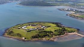 Fortress Spike Island saw off competition from the Eiffel Tower, Buckingham Palace and Rome&#039;s Colosseum to win the award