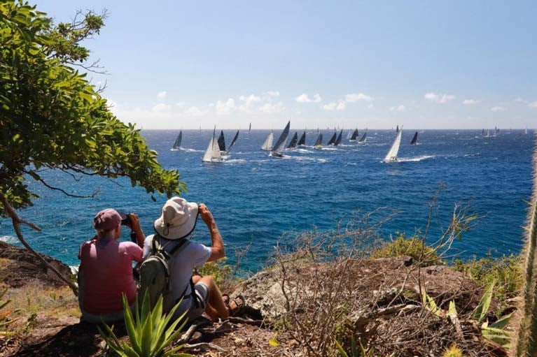The start of the RORC Caribbean 600 Race
