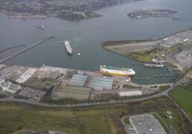 Port of Cork&#039;s ferry terminal in Ringaskiddy