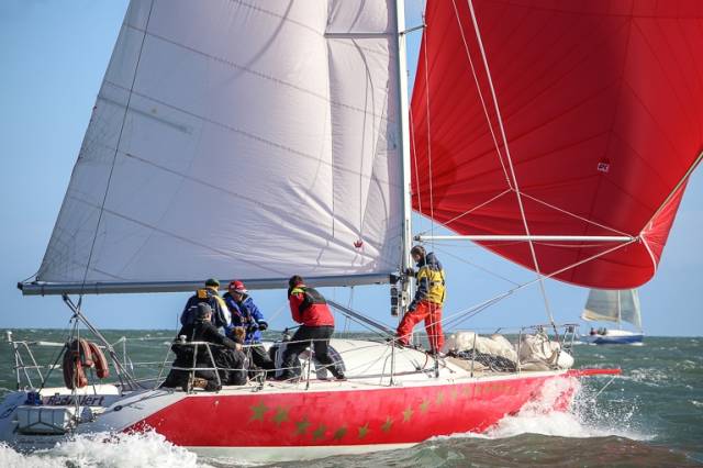 Red Alert competing in the Dublin Bay based DMYC Kish Race. A big turnout is predicted for coastal racing as part of July's Dun Laoghaire Regatta