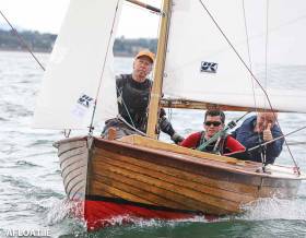Sam Shields (right), twice winner, has bought the famous Helen 76 (above) and completely rebuilt her for the Mermaid Championships