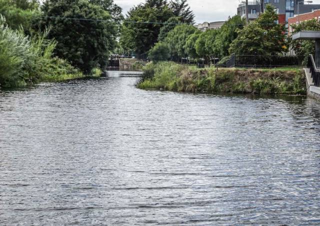 The Royal Canal at Ashtown in North Dublin