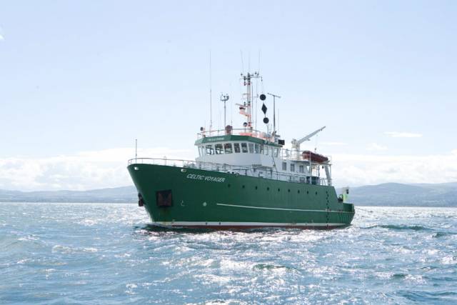 The RV Celtic Voyager will conduct the seabed mapping survey for PSE Kinsale Energy from Monday 12 June