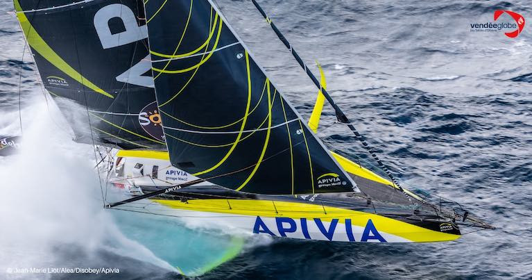 Dalin’s latest generation Verdier design with its big foil should be fastest and the 37 year old who grew up in Le Havre, France is the line honours favourite.
