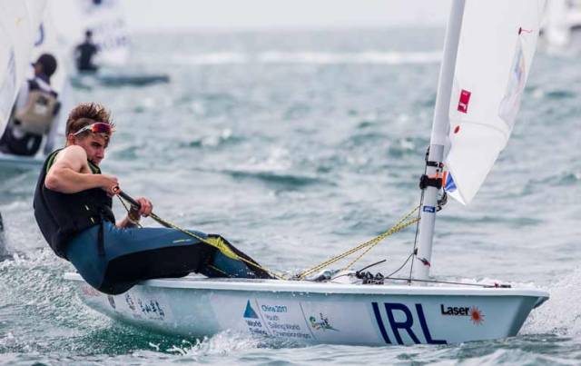 Ireland's Conor Quinn scored 11th in race two at the Youth World Sailing Championships in Sanya
