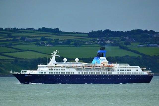Following Fred Olsen's Boudicca that marked the first cruise caller of 2017 to Dublin Port, the capital is to welcome Saga Cruises smaller Saga Pearl II on St. Patrick's Day. The 449 passenger ship became the first cruiseship to visit Warrenpoint. Co. Down in recent years.
