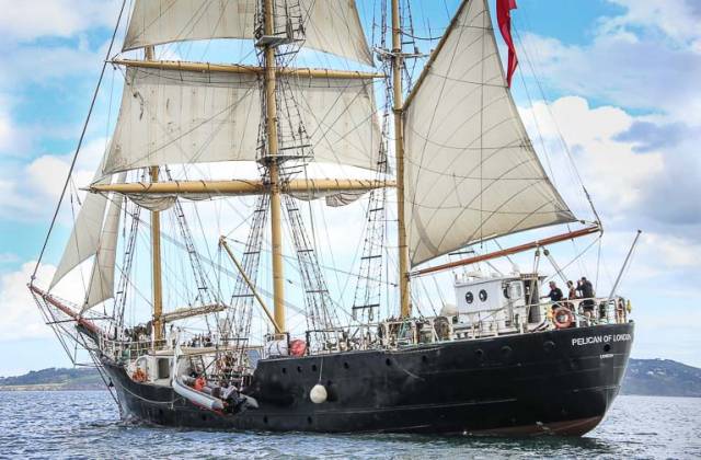 Sixteen Tall Ships, including Pelican of London, will arrive in Dublin over June Bank Holiday as part of a Tall Ships Regatta