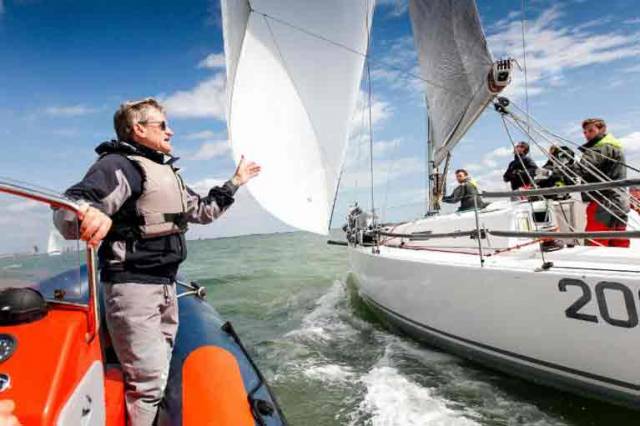 North Sails UK and Jim Saltonstall. Saltonstall is one of several highly respected experts offering free coaching advice to all, both on and off the water during the RORC Easter Challenge
