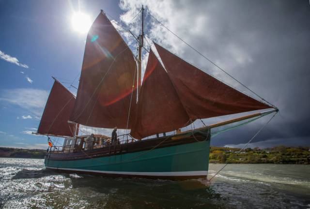 The sailing ketch Brian Boru is one of Sail Training Ireland’s partner vessels