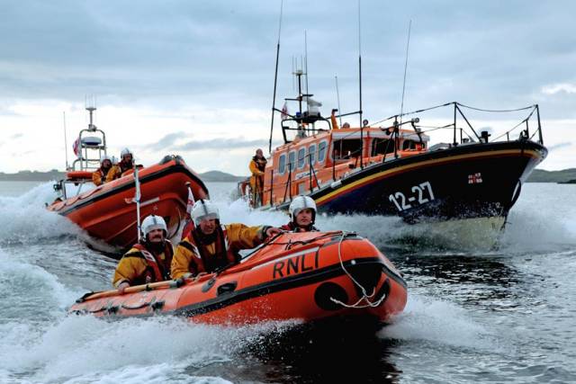 Clifden RNLI’s all-weather and inshore lifeboats