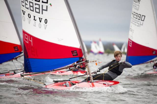 Topper action - the Topper enables young dinghy sailors to develop their racing talent