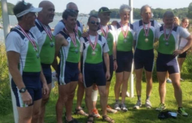 The Ireland composite which won at the World Masters Regatta.