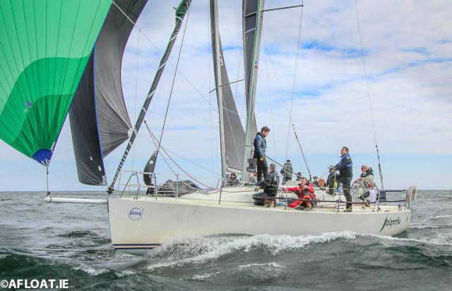 Jalapeno (Barrington, Despard & O’Sullivan) from the National Yacht Club was the winner of DBSC's Bloomsday 2019 race for Cruiser 1 (IRC) and J109 divisions