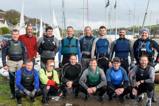 Participants in the MBSC Laser league. The fleet has been joined by some of Cork’s leading dinghy sailors. They include John Durcan, 49er sailor Cian Byrne and Nick Walsh, 2017 National 18ft British and Irish Championships winner.