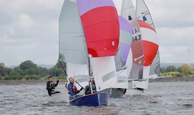 GP14s competing at Swords Sailing Club