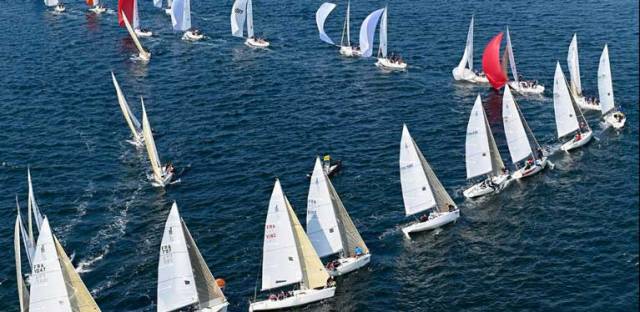 Three races were sailed at Spi Ouest Regatta today