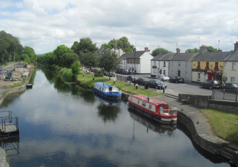 File image of the Grand Canal at Sallins, Co Kildare