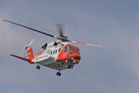 One of the Irish Coast Guard&#039;s four Sikorsky S-92 long-range SAR helicopters
